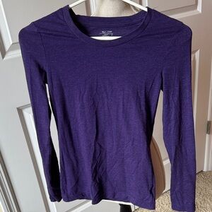 Women's Purple Long Sleeve Top